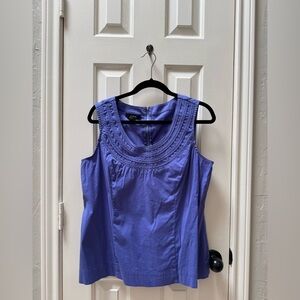 Alfani 16 Seamed Scoop Neck Tank, Cornflower